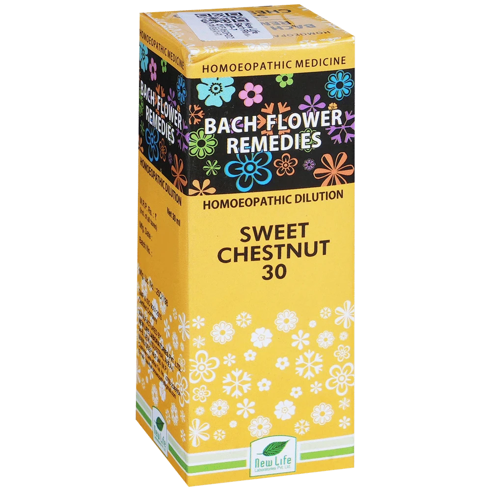 New Life Bach Flower Sweet Chestnut 30 bottle of 30 ml Dilution
