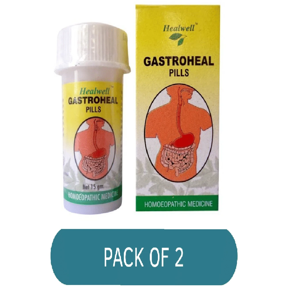 Healwell Gastroheal Pills bottle of 15 gm Tablet