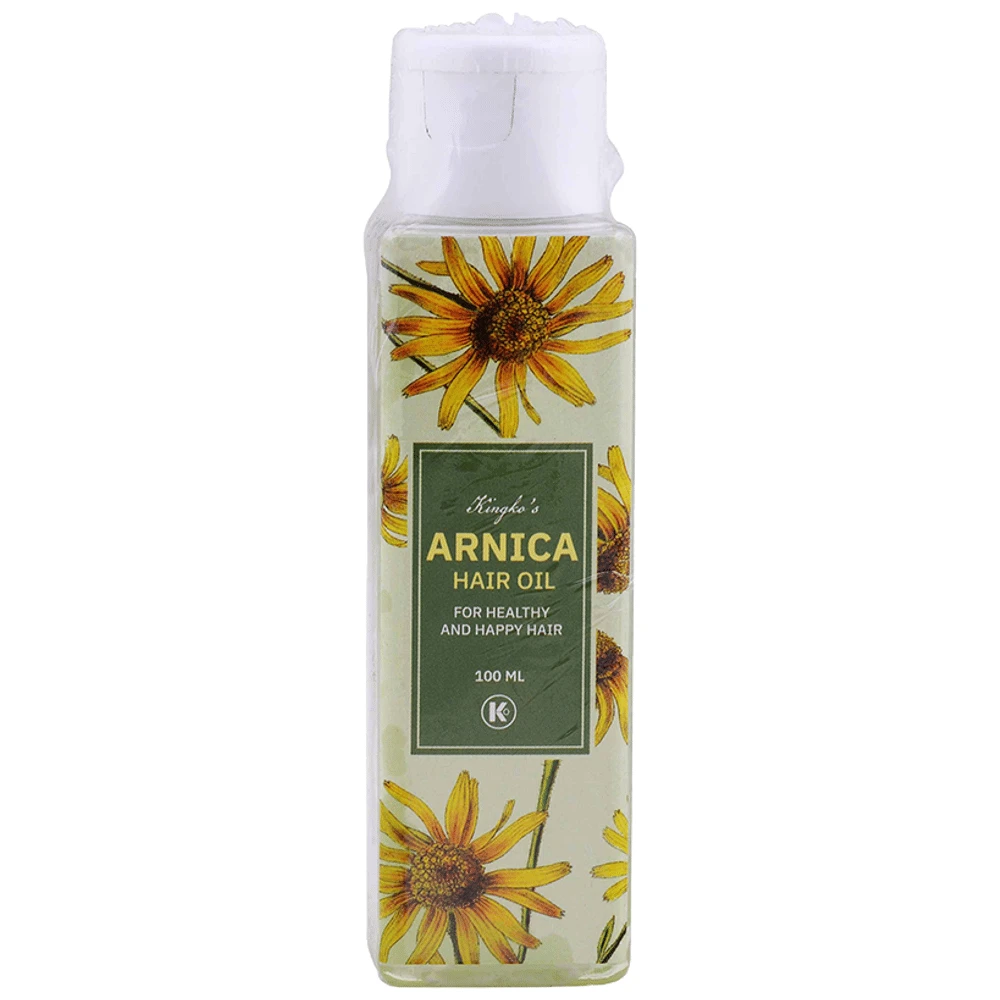 Kingko's Arnica Hair Oil bottle of 100 ml Oil Kingko's Arnica Hair Oil bottle of 100 ml Oil