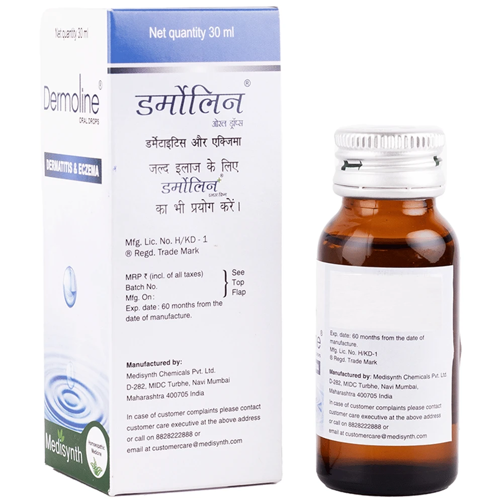 Medisynth Dermoline Oral Drop bottle of 30 ml Drop