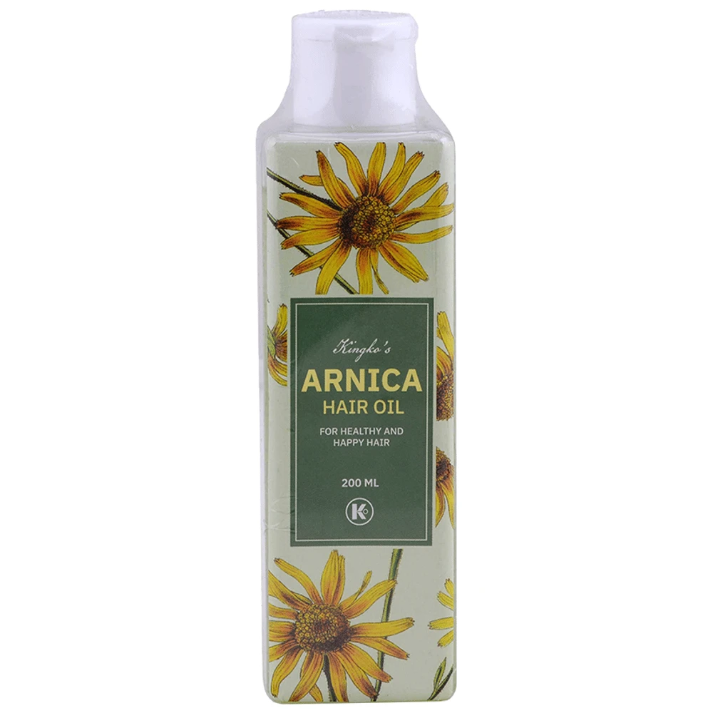 Kingko's Arnica Hair Oil bottle of 200 ml Oil Kingko's Arnica Hair Oil bottle of 200 ml Oil