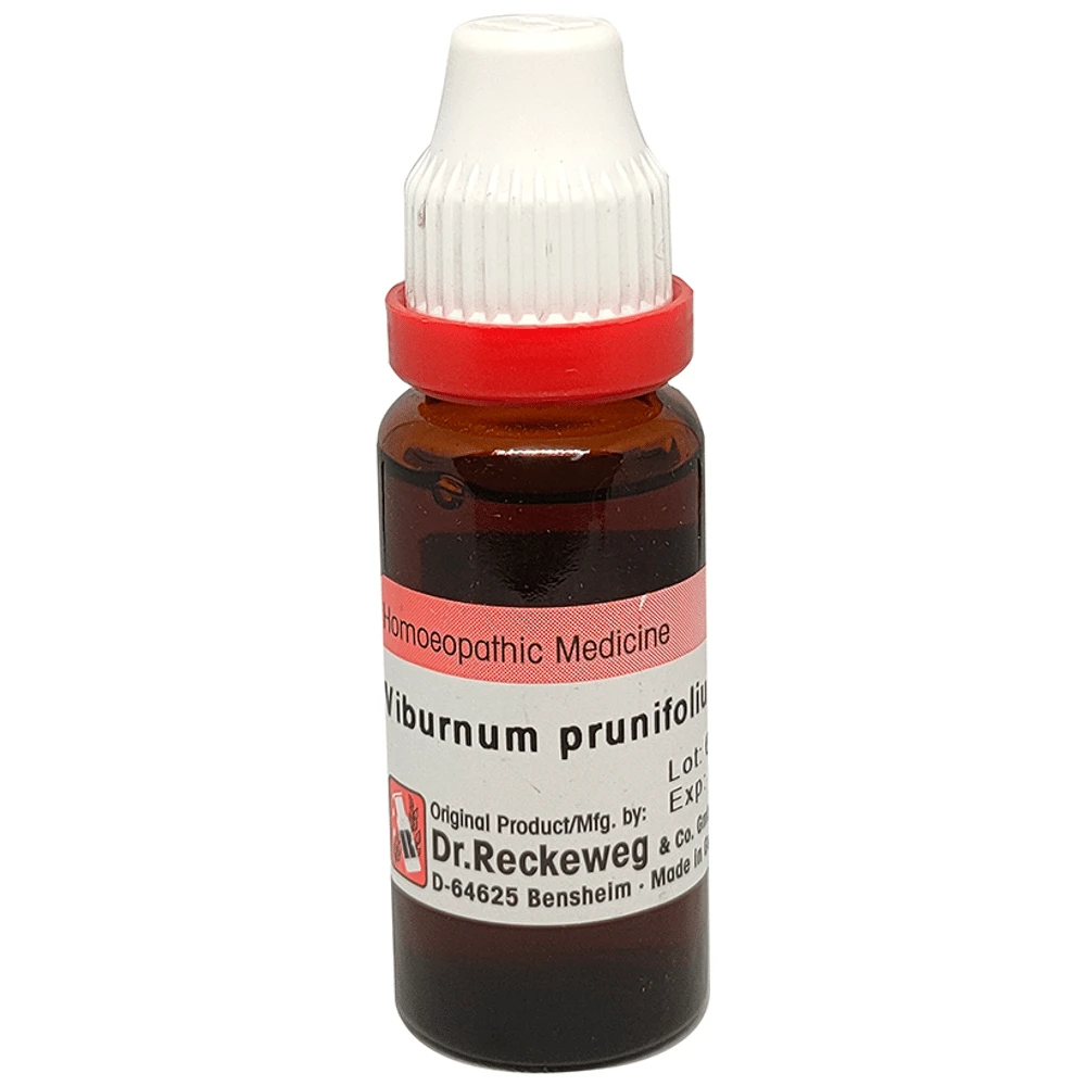 Dr. Reckeweg Viburnum Prunifolium Mother Tincture bottle of 20 ml Mother Tincture