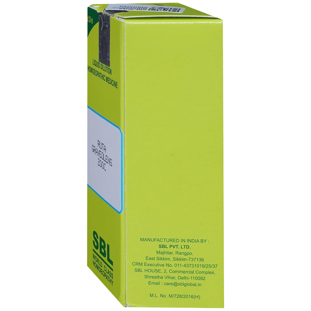 SBL Ruta Graveolens Dilution 200 CH bottle of 30 ml Dilution