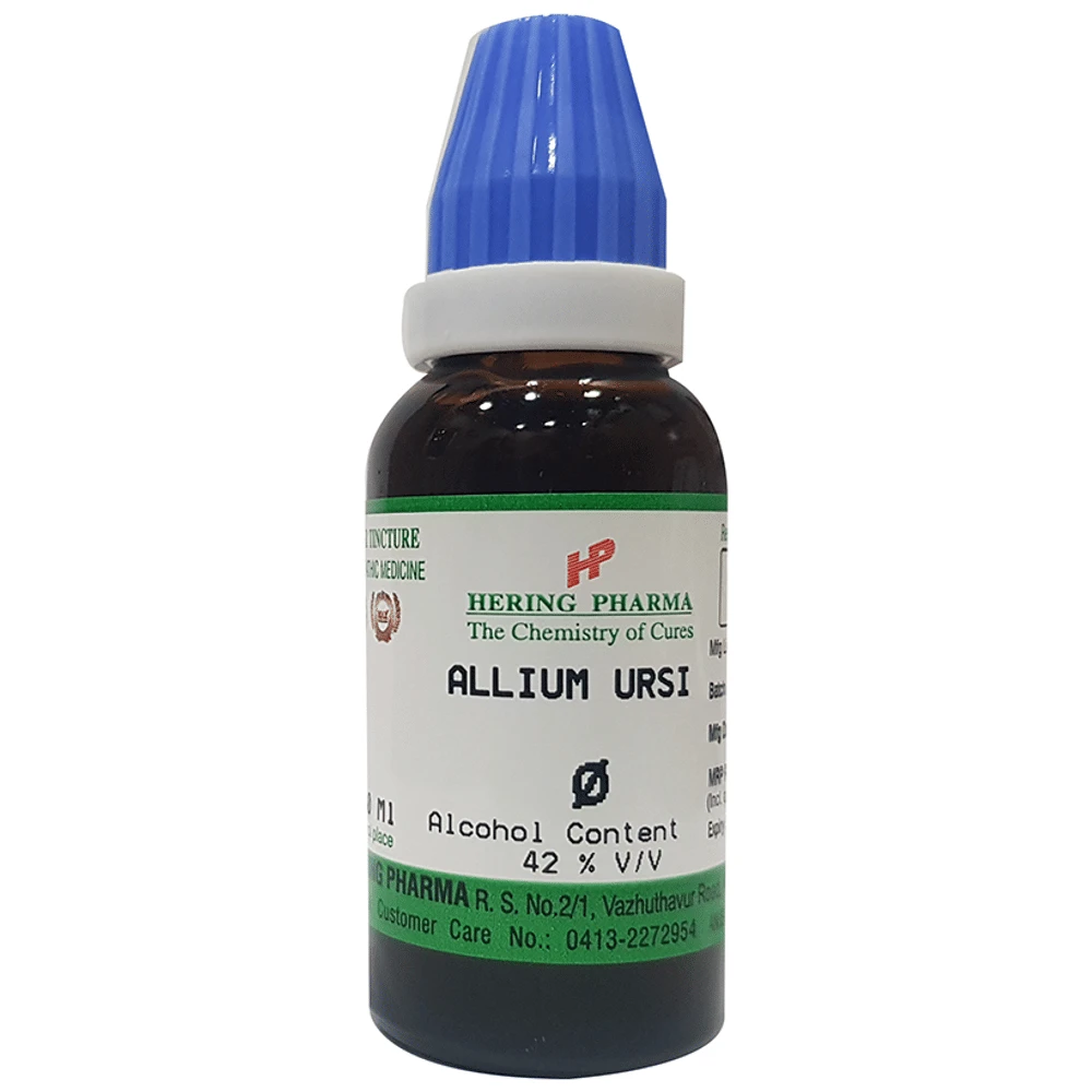 Hering Pharma Allium Ursi Mother Tincture Q bottle of 30 ml Mother Tincture