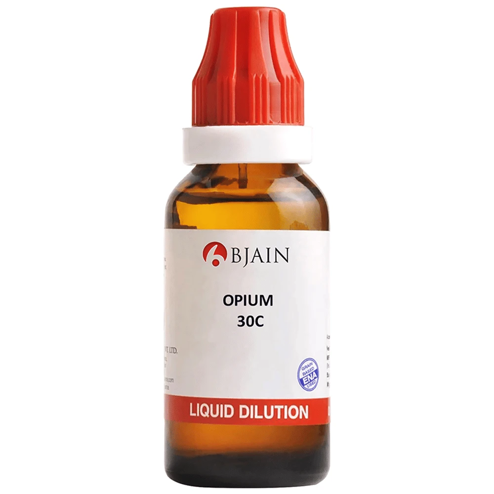 Bjain Opium Dilution 30C bottle of 30 ml Dilution Bjain Opium Dilution 30C bottle of 30 ml Dilution