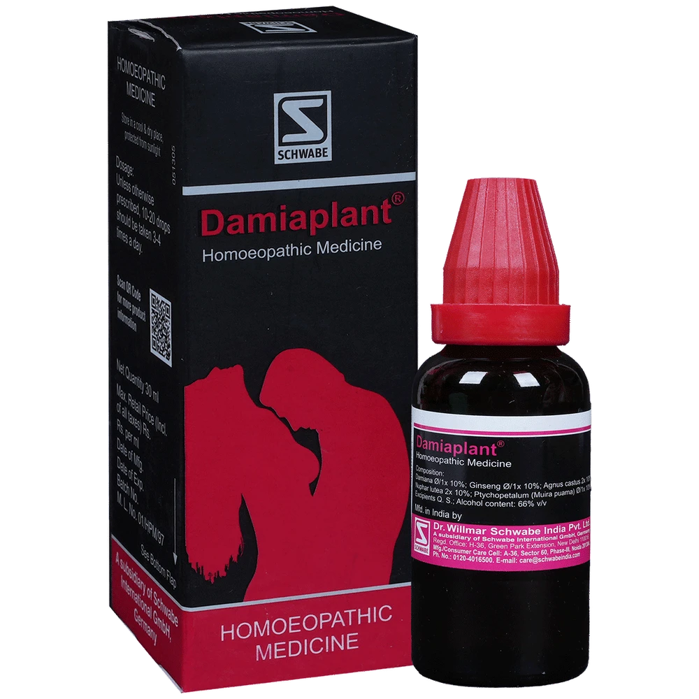 Dr Willmar Schwabe India Damiaplant Drop bottle of 30 ml Drop