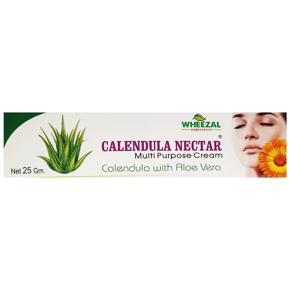Wheezal Calendula Nectar Multi Purpose Cream tube of 25 gm Cream