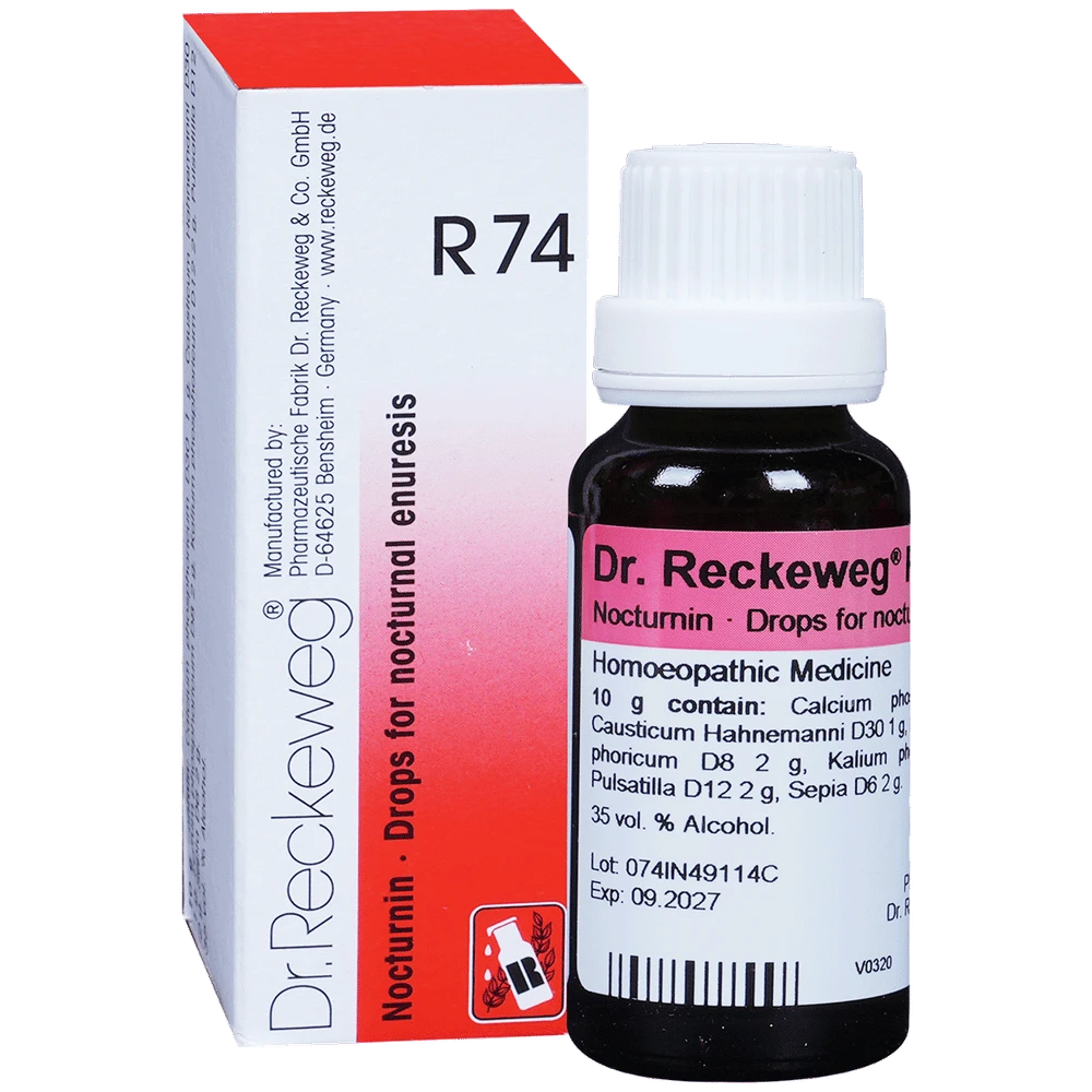 Dr. Reckeweg R74 Nocturnal Enuresis Drop bottle of 22 ml Drop
