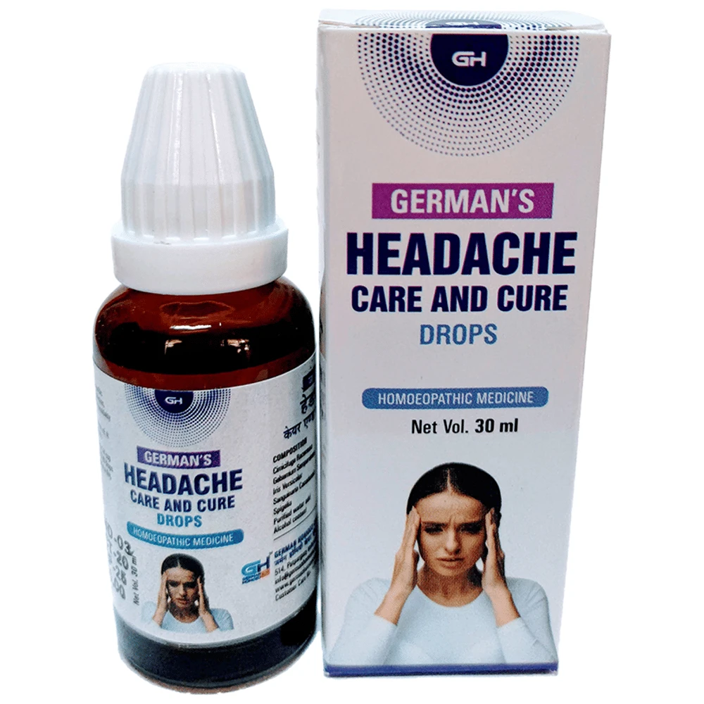 German's Headache Care and Cure Drop bottle of 30 ml Drop