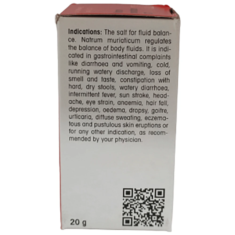 Dr Reckeweg Natrum Muriaticum Biochemic Tablet 12X bottle of 20 gm Biochemic Tablet Dr Reckeweg Natrum Muriaticum Biochemic Tablet 12X bottle of 20 gm Biochemic Tablet