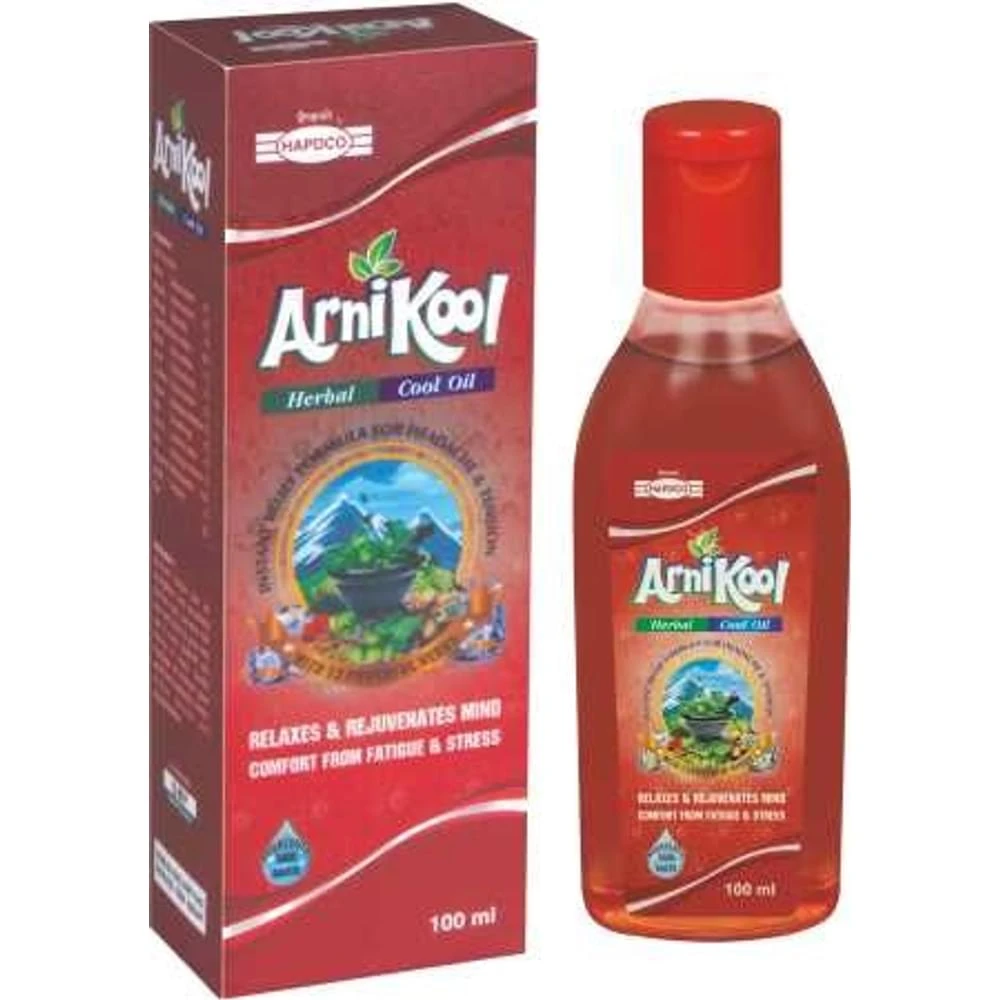 Hapdco Arnikool Herbal Oil bottle of 100 ml Oil Hapdco Arnikool Herbal Oil bottle of 100 ml Oil