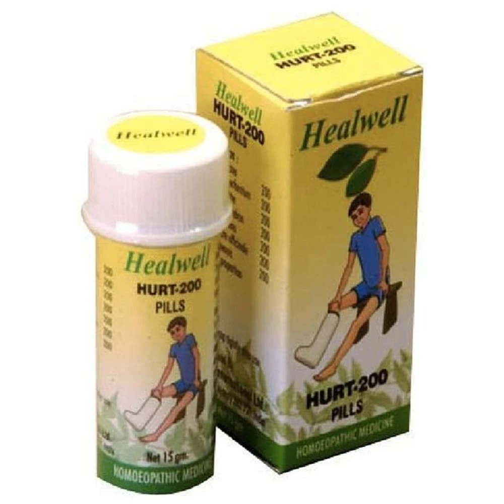 Healwell Hurt-200 Pills bottle of 15 gm Tablet