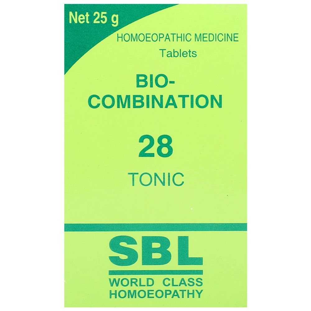 SBL Bio-Combination 28 Tablet bottle of 25 gm Biocombination Tablet