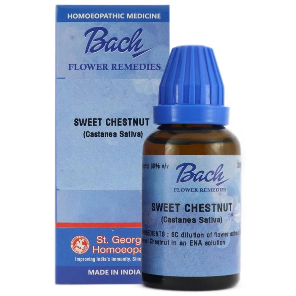 St. George‚Äôs Bach Flower Sweet Chestnut 6 CH bottle of 30 ml Dilution