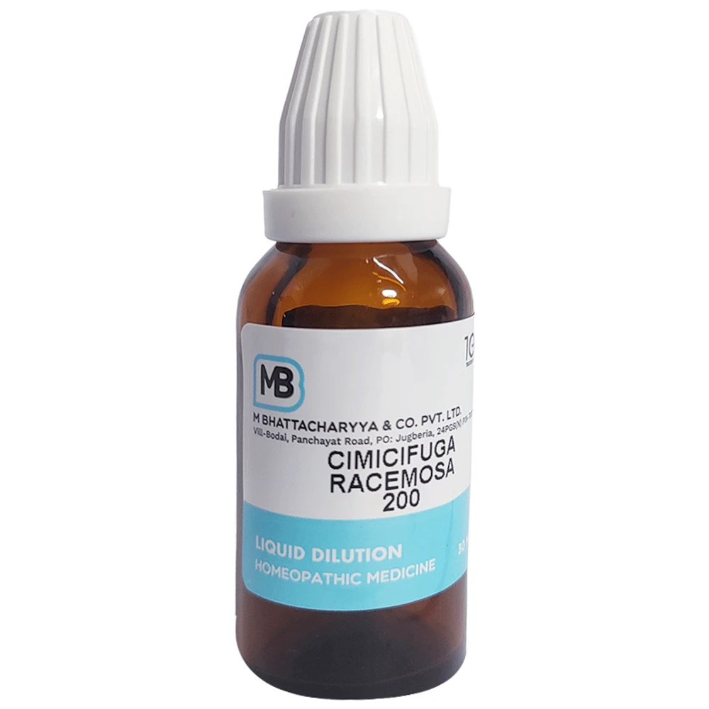 MB Cimicifuga Racemosa Dilution 200 bottle of 30 ml Dilution