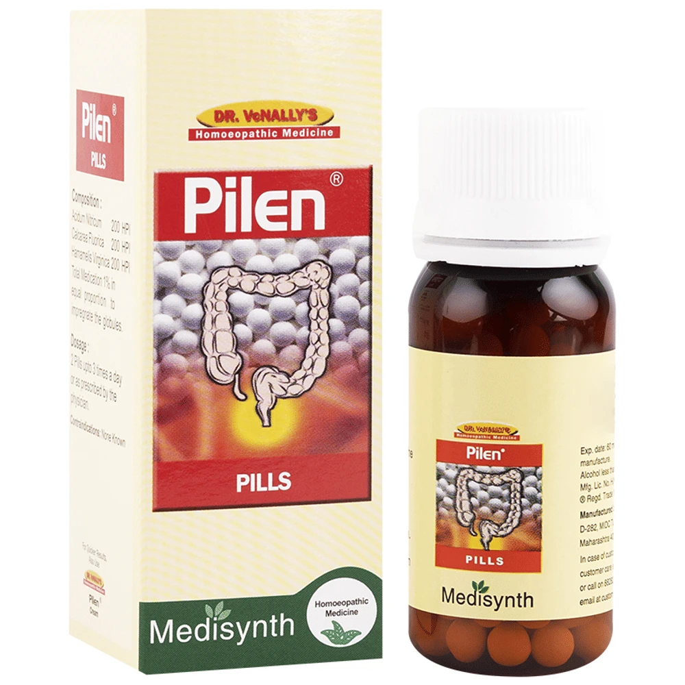 Medisynth Pilen Pills box of 25 gm Tablet Medisynth Pilen Pills box of 25 gm Tablet