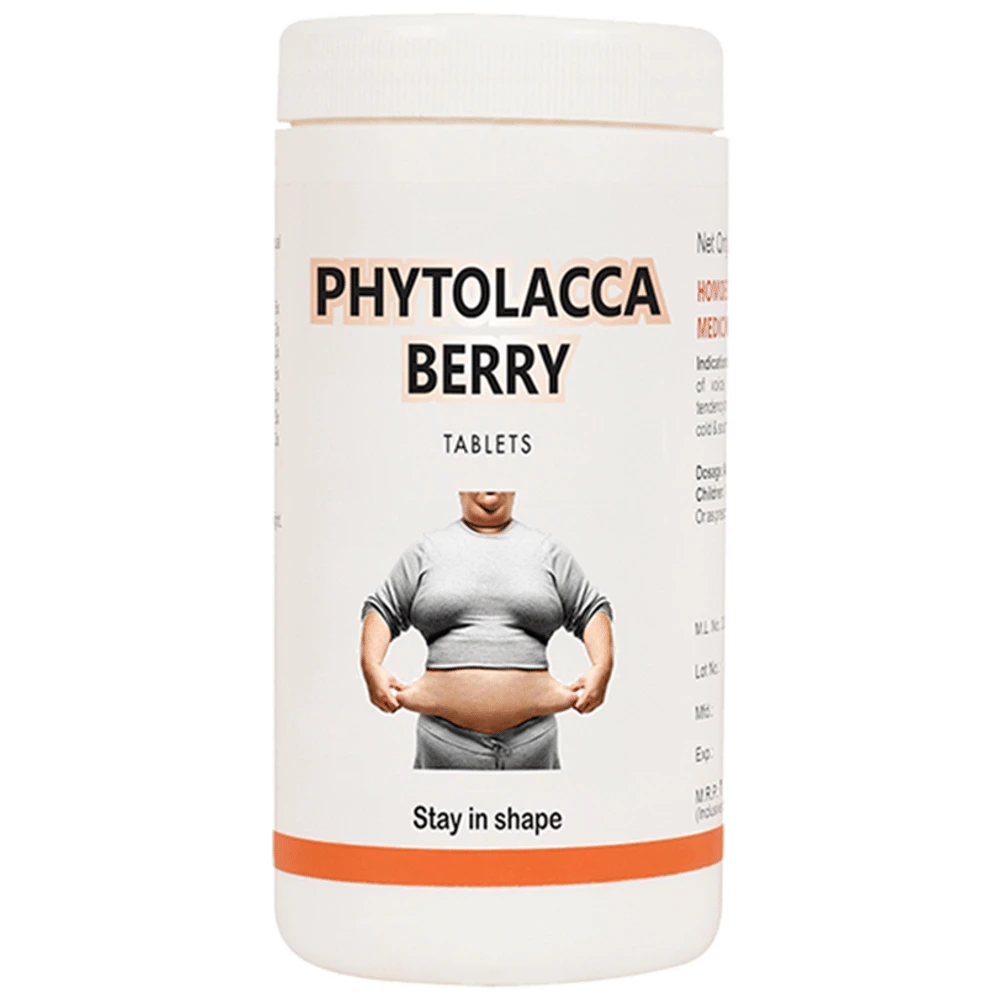 Bakson's Homeopathy Phytolacca Berry Tablet bottle of 200 tablets