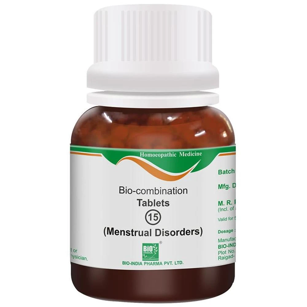 Bio India Bio-combination 15 Tablet bottle of 25 gm Biocombination Tablet