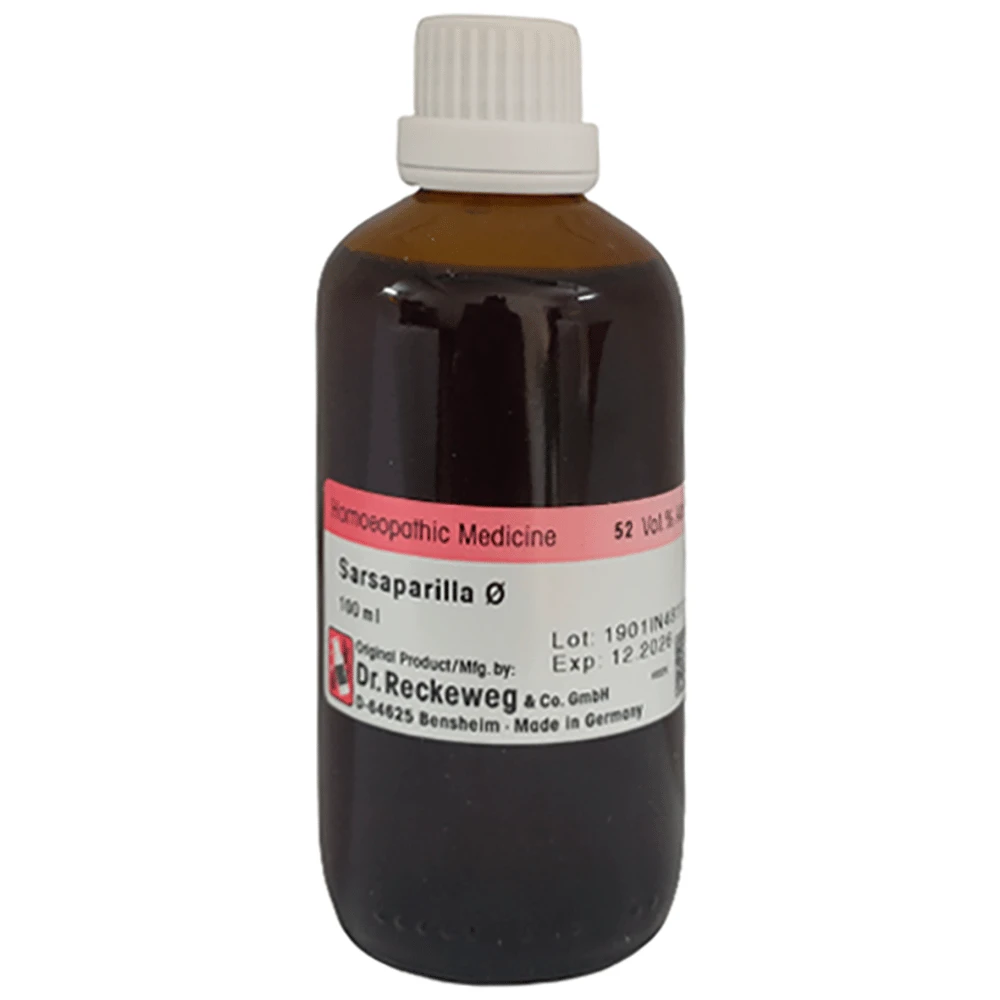 Dr Reckeweg SarsaparillaMT Mother Tincture Q bottle of 100 ml Mother Tincture Dr Reckeweg SarsaparillaMT Mother Tincture Q bottle of 100 ml Mother Tincture