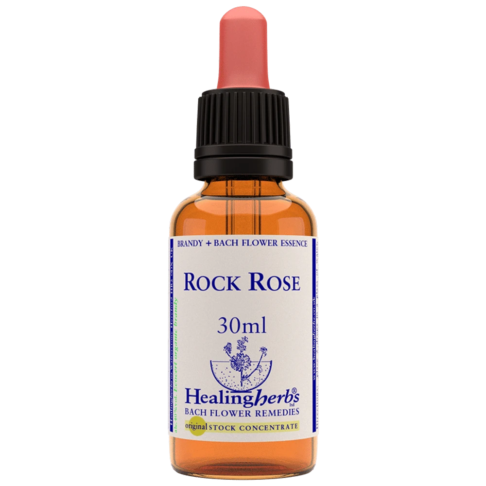 Healing Herbs Bach Flower Rock Rose bottle of 30 ml Liquid