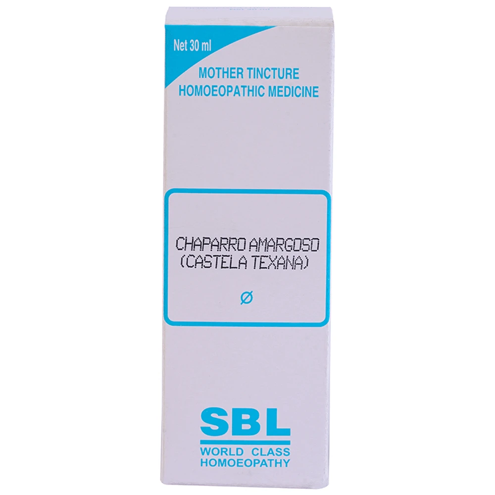 SBL Chaparro Amargoso (Castela Texana) Mother Tincture Q bottle of 30 ml Mother Tincture SBL Chaparro Amargoso (Castela Texana) Mother Tincture Q bottle of 30 ml Mother Tincture