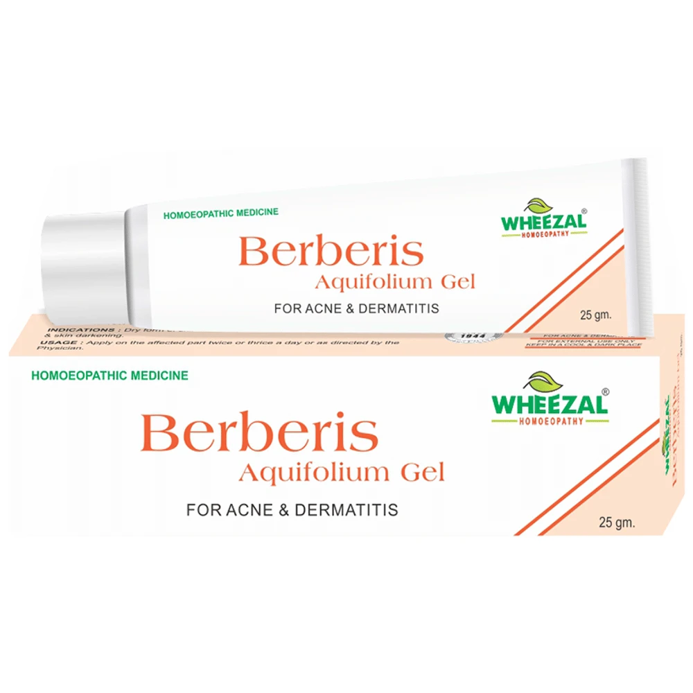 Wheezal Berberis Aquifolium Gel tube of 25 gm Gel