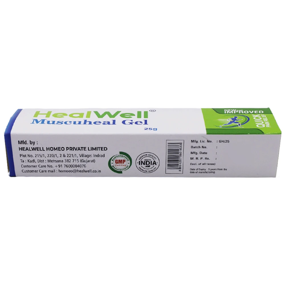 Healwell Muscuheal Gel tube of 25 gm Gel