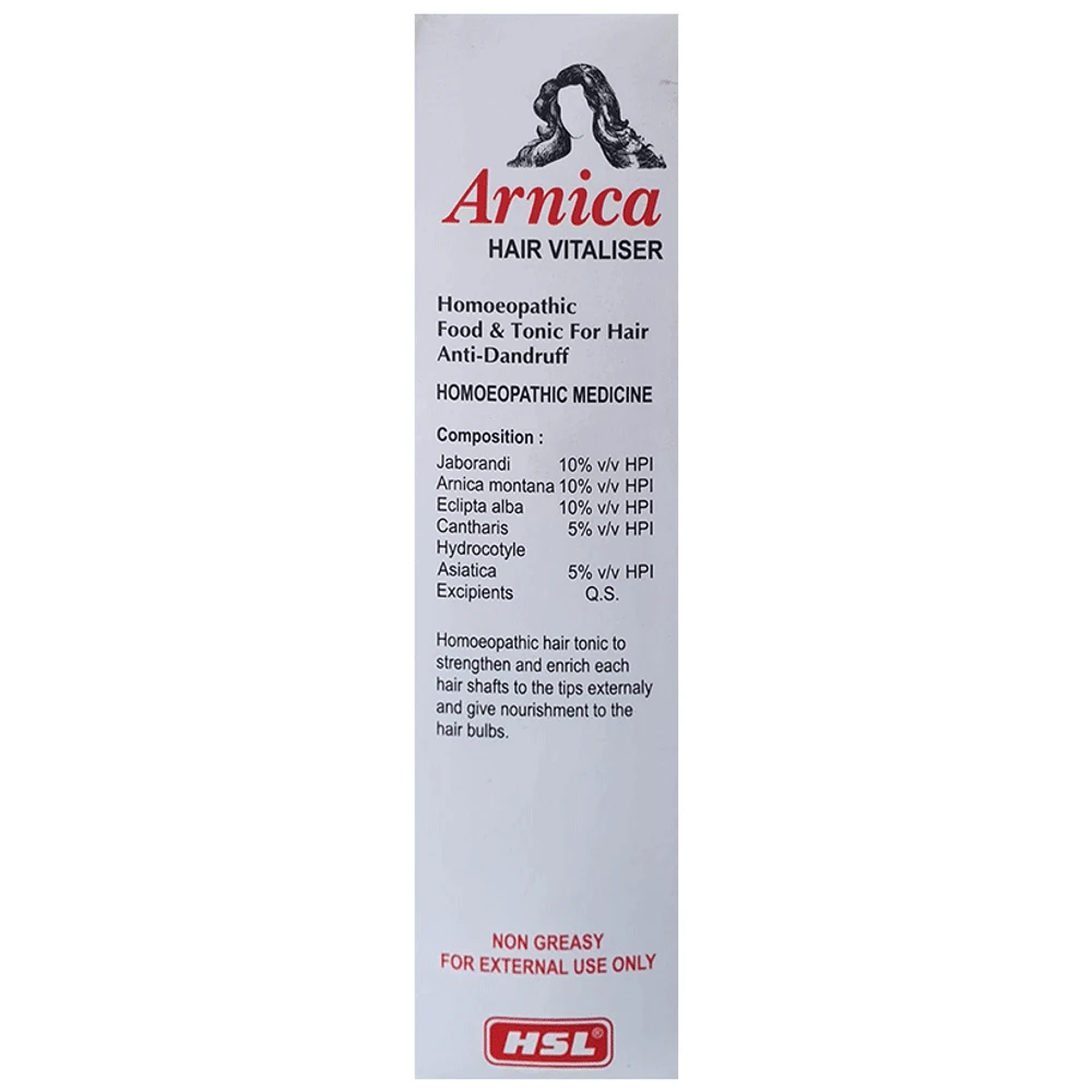 Haslab Arnica Hair Vitaliser bottle of 500 ml Oil Haslab Arnica Hair Vitaliser bottle of 500 ml Oil