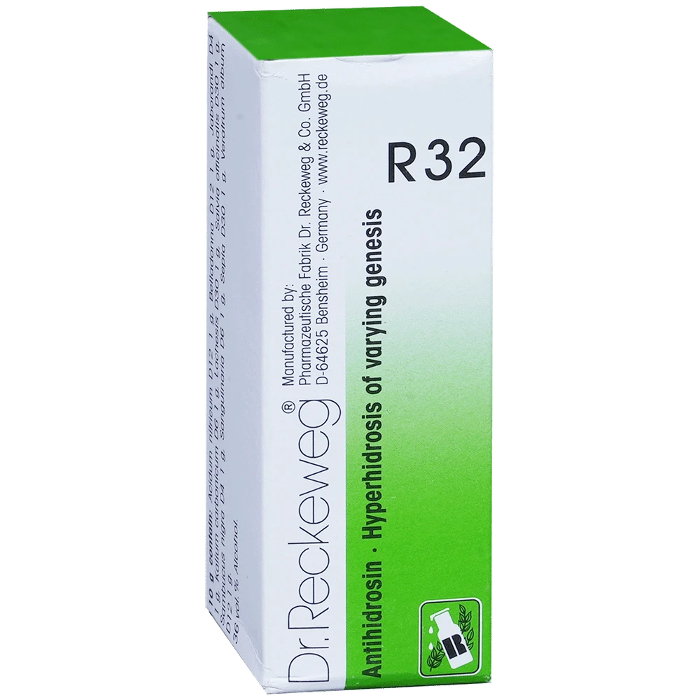 Dr. Reckeweg R32 Excessive Perspiration Drop bottle of 22 ml Drop
