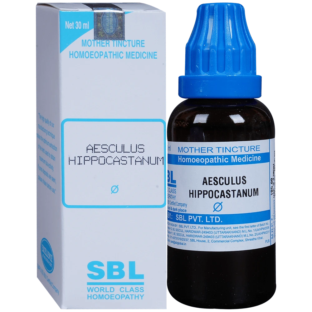 SBL Aesculus Hippocastanum Mother Tincture Q bottle of 30 ml Mother Tincture