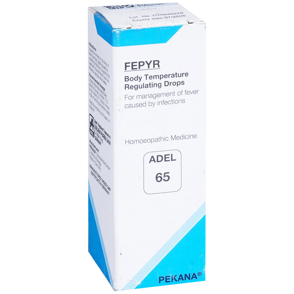 ADEL 65 Fepyr Body Temperature Management Viral Fever Drop bottle of 20 ml Drop