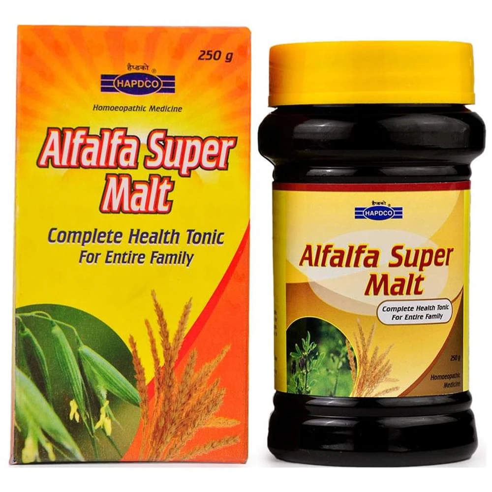 Hapdco Alfalfa Super Malt jar of 250 gm Paste Hapdco Alfalfa Super Malt jar of 250 gm Paste