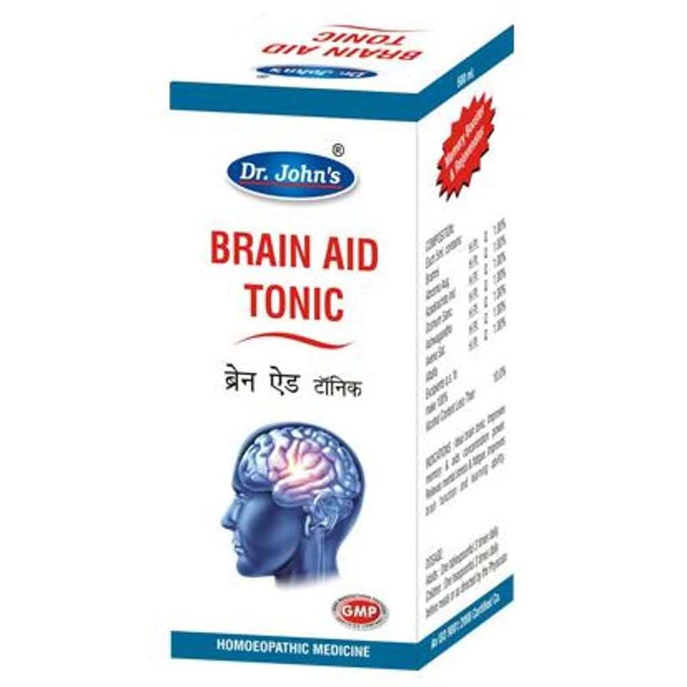 Dr. Johns Brain Aid Tonic bottle of 200 ml Tonic