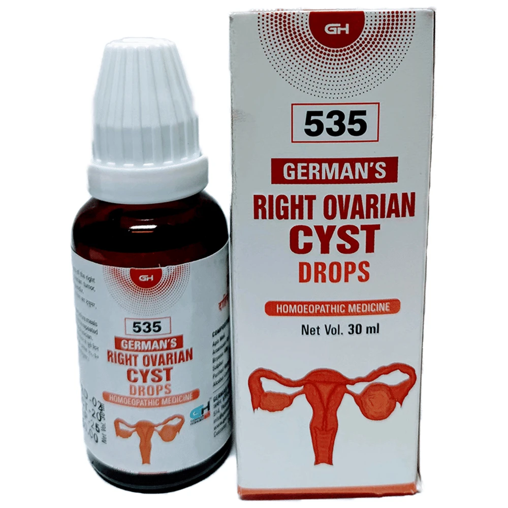 German's 535 Right Ovarian Cyst Drop bottle of 30 ml Drop German's 535 Right Ovarian Cyst Drop bottle of 30 ml Drop