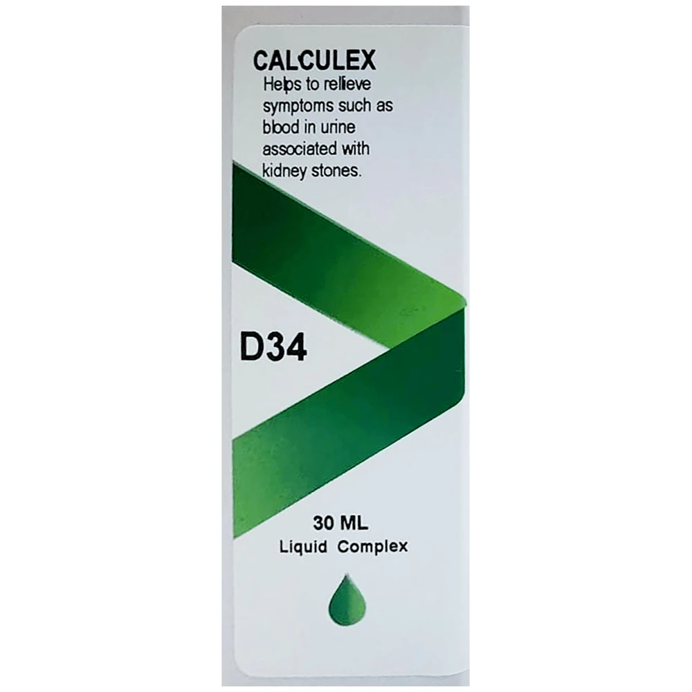 Doliosis D34 Calculex Liquid Complex bottle of 30 ml Drop