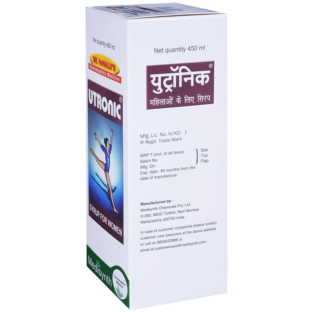 Medisynth Utronic Syrup bottle of 450 ml Syrup