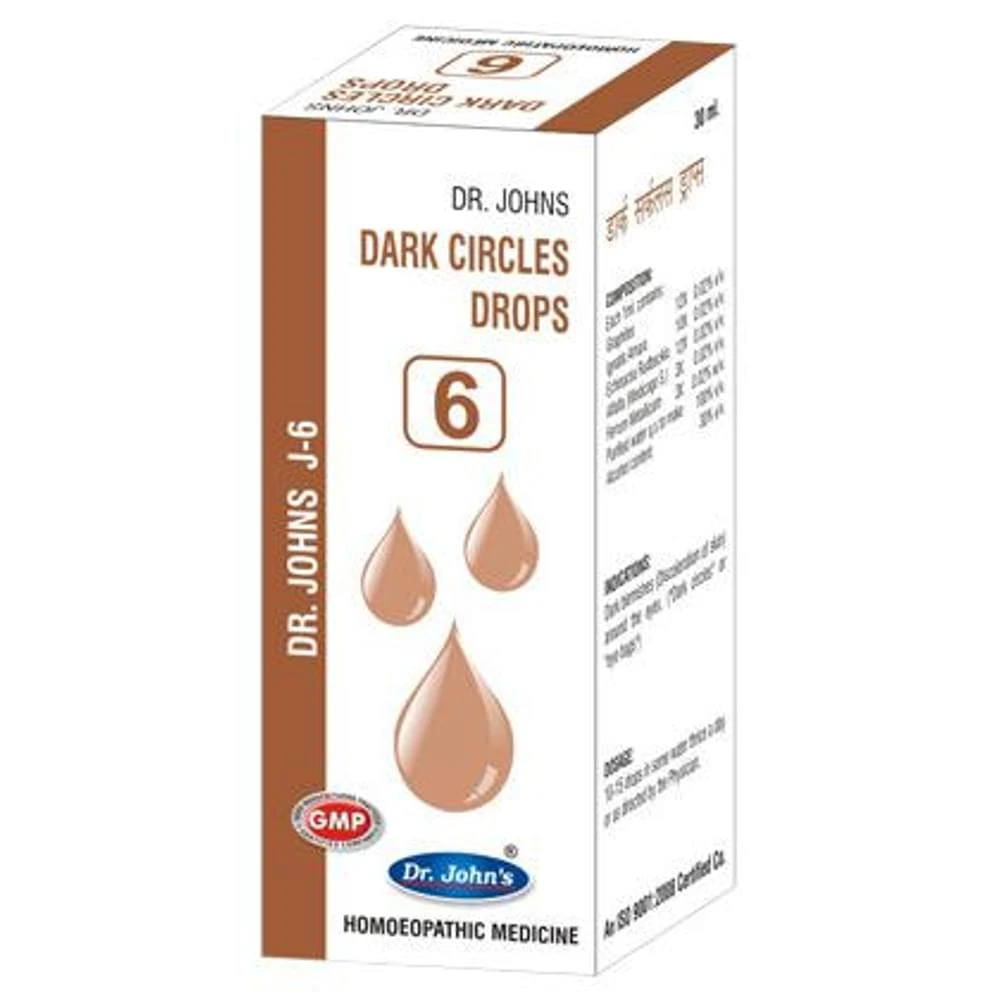 Dr. Johns J-6 Dark Circles Drop bottle of 30 ml Drop