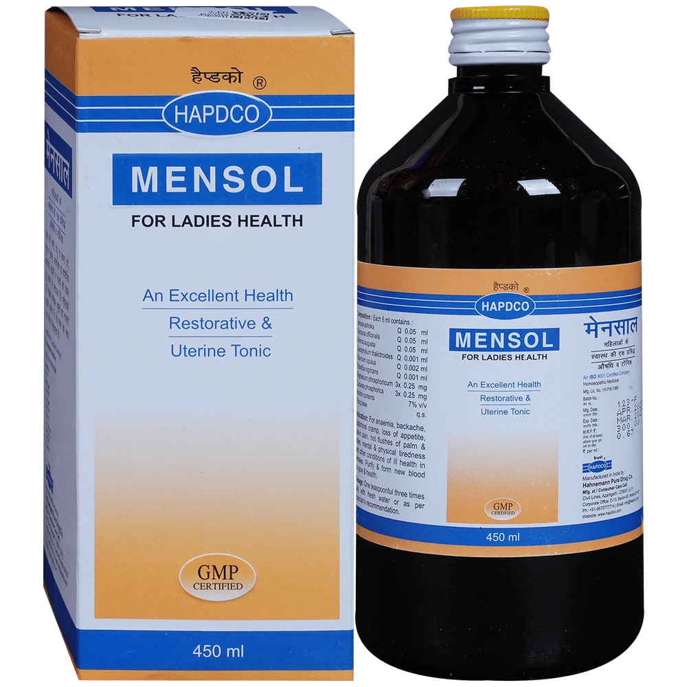 Hapdco Mensol Tonic bottle of 450 ml Tonic