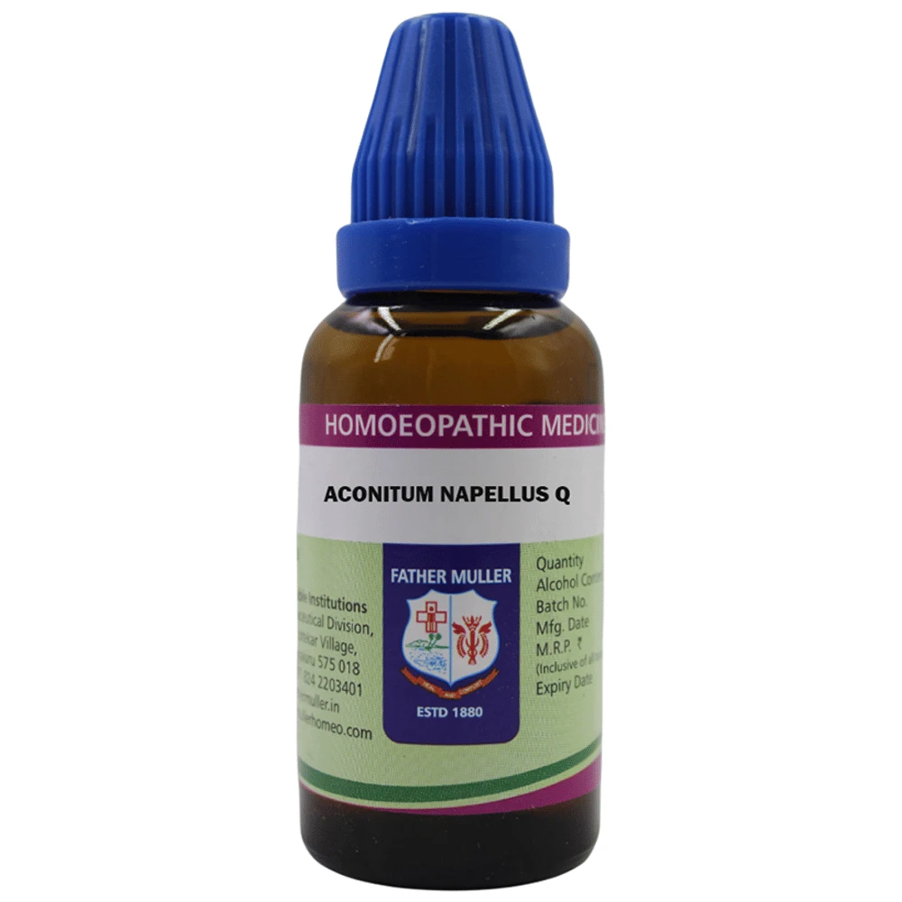 Father Muller Aconitum Napellus Drop Q bottle of 30 ml Drop