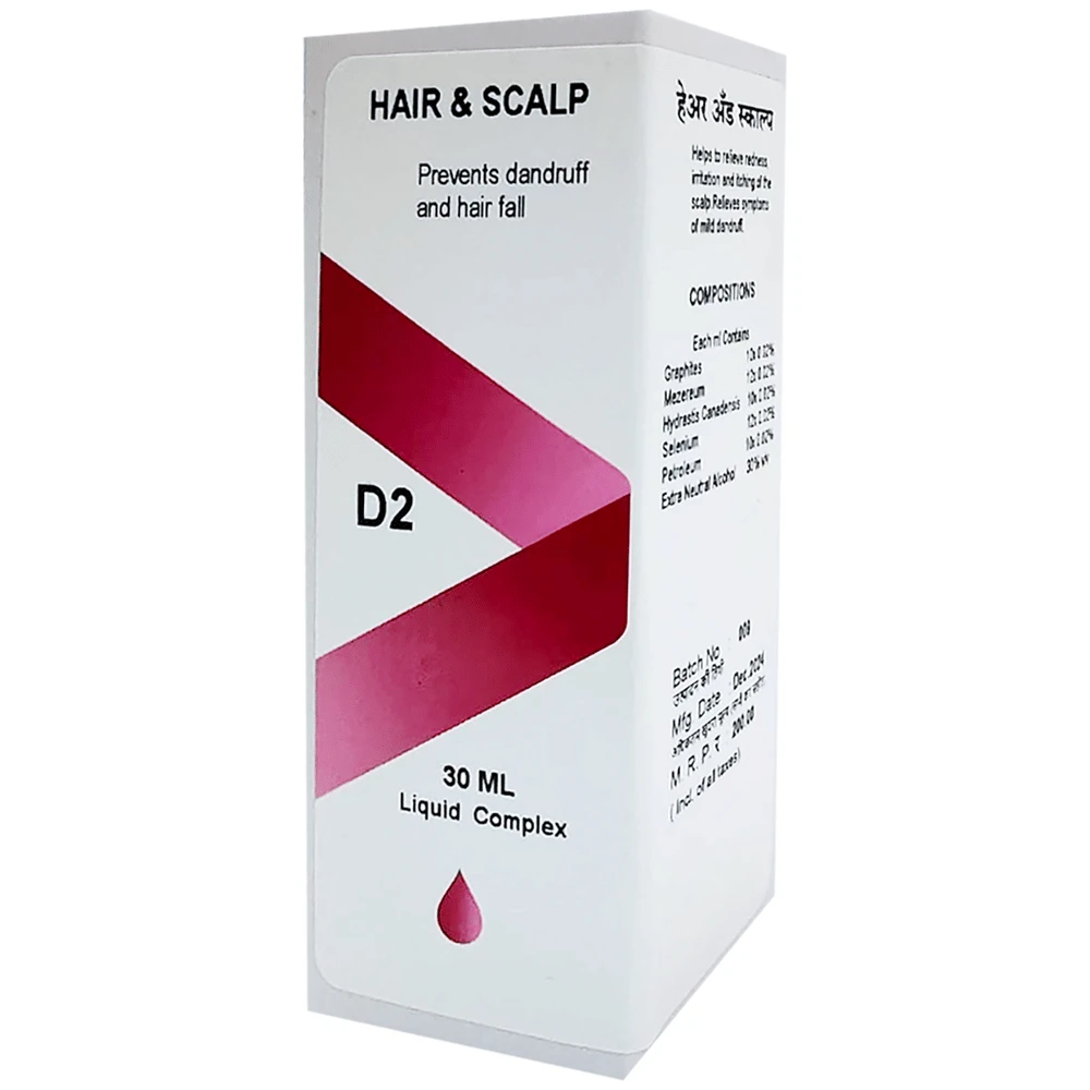 Doliosis D2 Hair & Scalp Liquid Complex bottle of 30 ml Drop