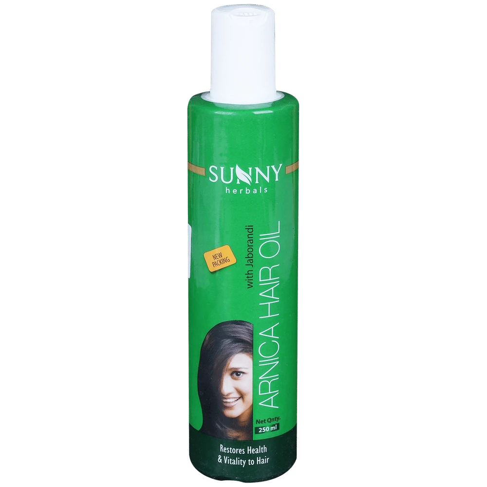Bakson's Sunny Arnica Hair Oil with Jaborandi bottle of 250 ml Oil