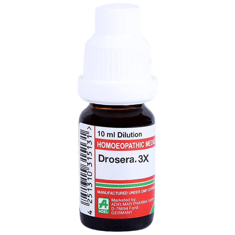 ADEL Drosera Dilution 3X bottle of 10 ml Dilution