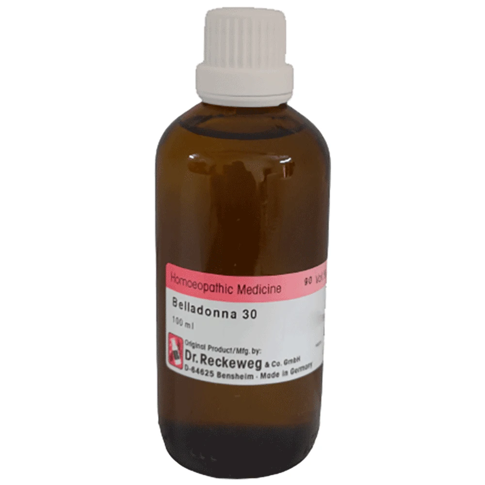 Dr Reckeweg Belladonna Dilution (100ml Each) 30 CH box of 1 Bottle