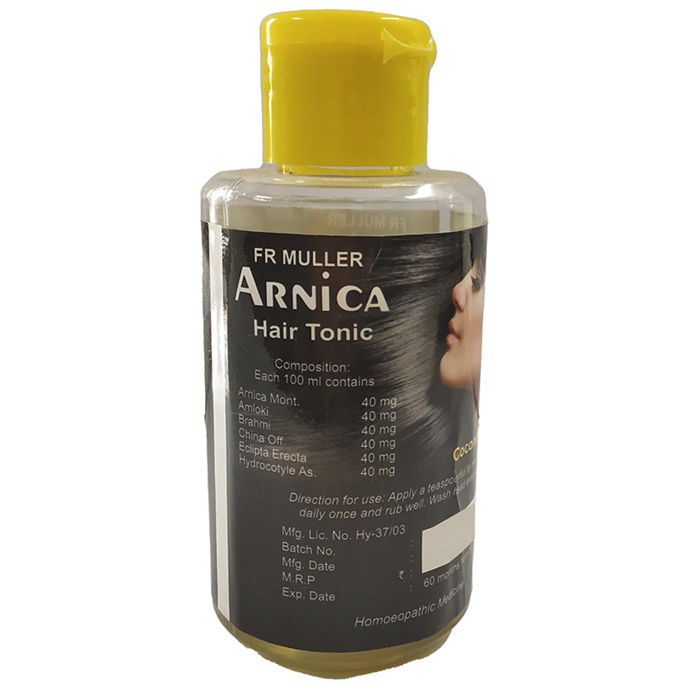 Fr Muller Arnica Hair Tonic (Coconut Oil Base) bottle of 100 ml Tonic