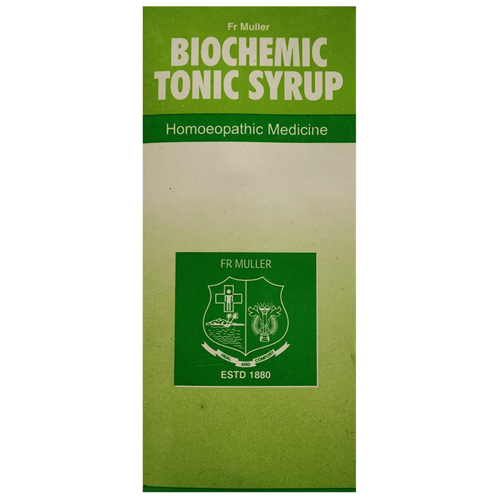 Fr Muller Biochemic Tonic Syrup bottle of 250 ml Syrup