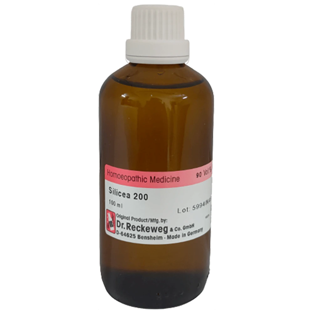 Dr Reckeweg Silicea Dilution 200 CH bottle of 100 ml Dilution Dr Reckeweg Silicea Dilution 200 CH bottle of 100 ml Dilution