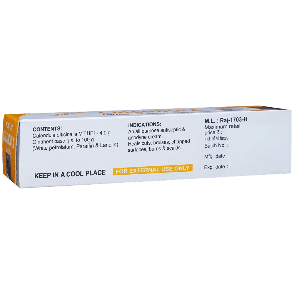 SBL Calendula Cream tube of 25 gm Cream