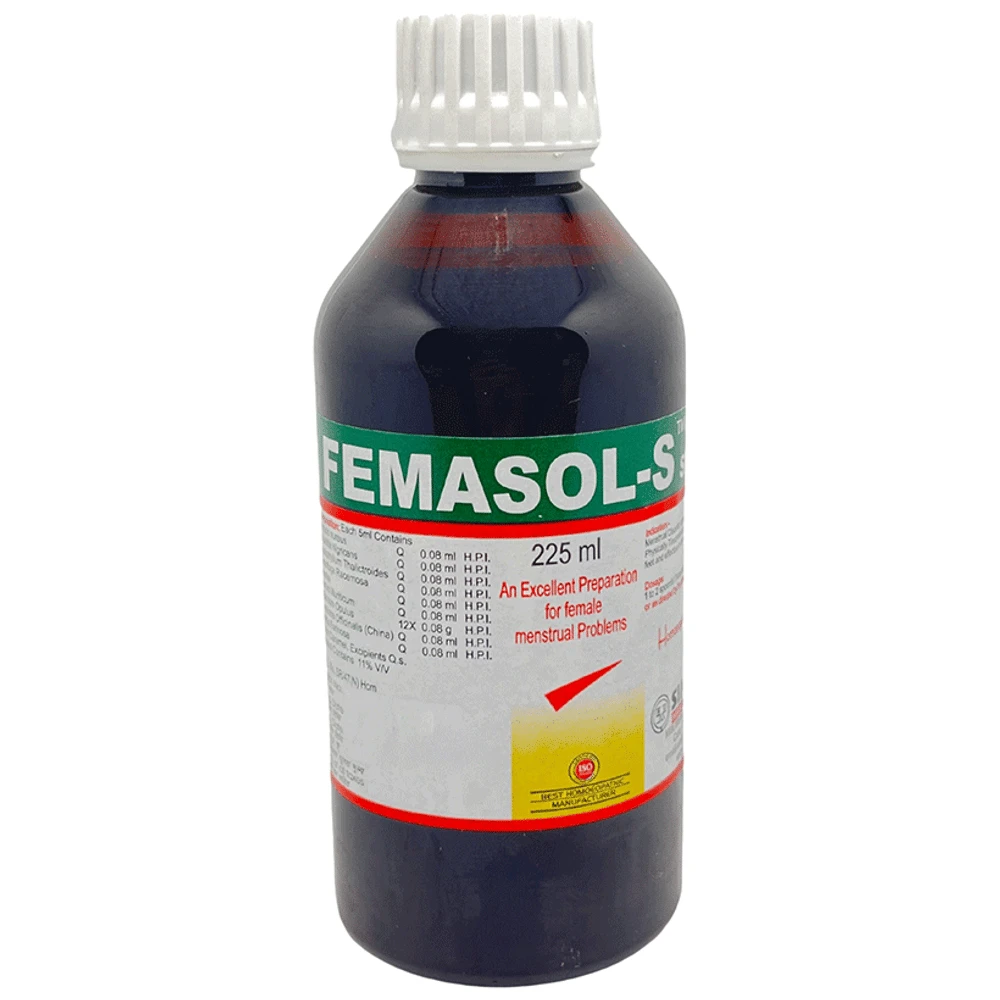 Similia Rlpl Femasol S Syrup bottle of 225 ml Syrup