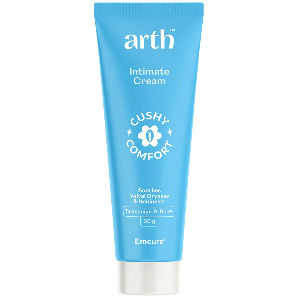 Arth Intimate Cream | Maintains Ideal Vaginal Balance pH3.5 | Reduces Itchiness & Dryness tube of 30 gm Cream