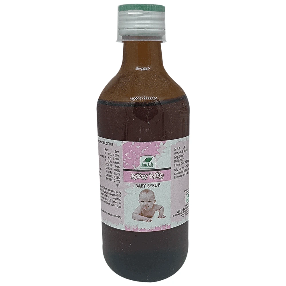 New Life Baby Syrup bottle of 200 ml Syrup